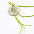 Solid color satin show harness with adjustable collar